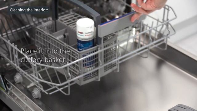 How to use the Dishwasher Care product