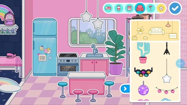 make my own house!!!  |   toca life world (neon rainbow house🌾🌺)