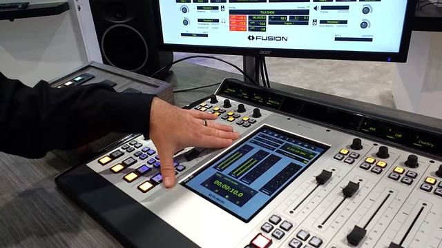 Milos Nemcik :: Consola Fusion de Axia en NAB Show 2016