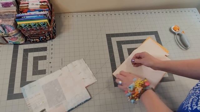 Scrap Fabric Box to hold fat quarters, charm packs and scraps!