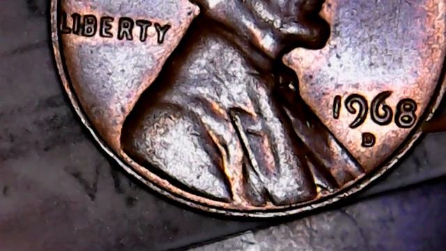 Lincoln cent 1968 D