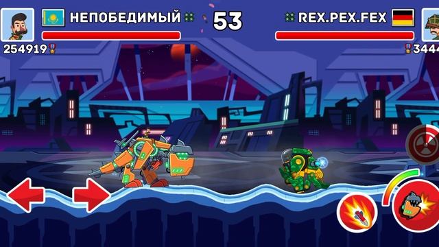 ТАНК РЕКС НА МАХ 👍👍👍👍 в игре Hills of Steel (непобедимый)