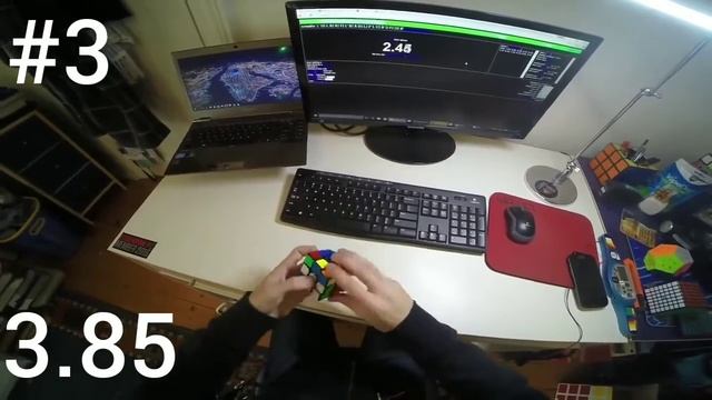 Топ 5 рекордов Феликса по кубику рубику 3×3