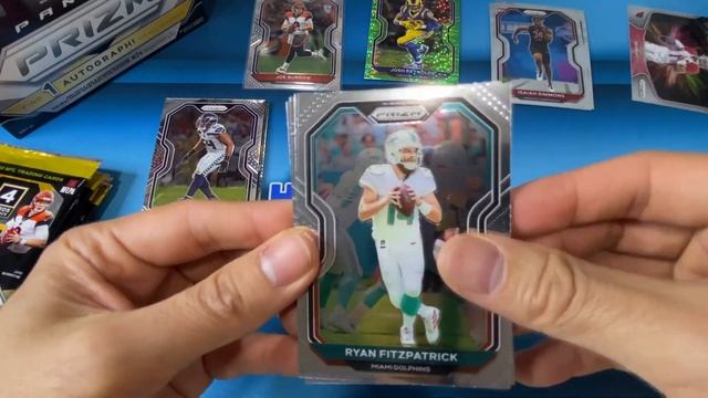 2020 Prizm Football Walmart Mega Box - 40 Cards, 1 Autograph! Green Pulsar Rookie Auto!