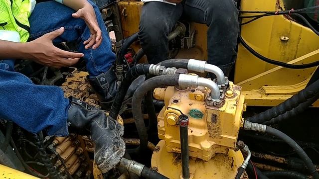 Swing motor PC 400 || fungsi komponen