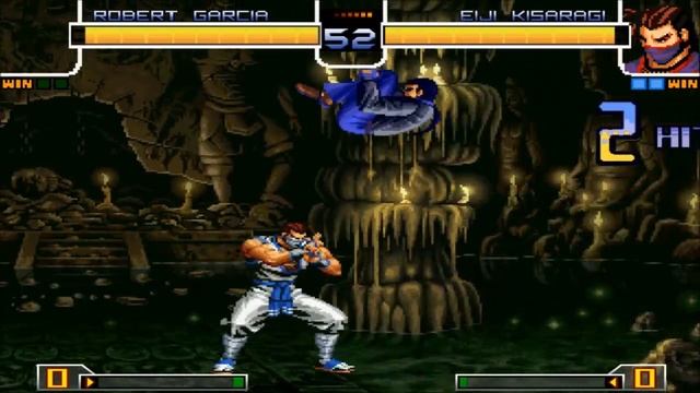 [HD] - Mugen - The King Of Fighters Ultimate - EX Robert98(Me) Vs Eiji(Cpu)