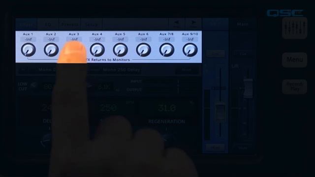 Обучение QSC TouchMix 05 Расширенные эффекты