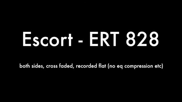 Escort ERT 828 clips