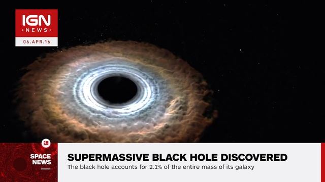 Scientists Discover Theory-Changing Supermassive Black Hole - IGN News