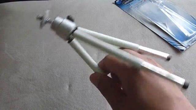My Mini Tripod I Bought from the Dollar Store (either 99 cent store or Dollar Tree)