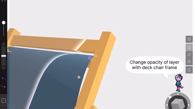How to model Deck Chair in Gravity Sketch on iPad part 3