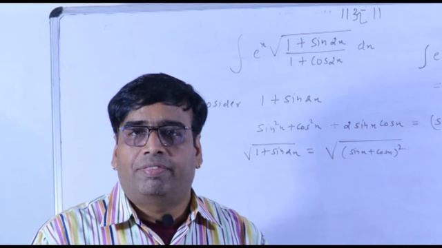Int[e^x{[ (1 + sinx)^(1/2) / (1 + cosx) }]dx Very Short Answer( 2 Marks ) Integeration Class 12 Mat