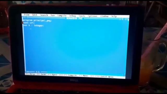 How To make a Program using Turbo Pascal