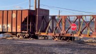 BNSF KLAMATH FALLS Under Painted Skies-INSIDE GATEWAY