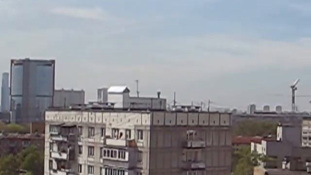 Парад Победы 2015 с крыши (вертолеты).