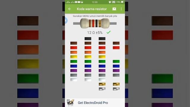 cara hitung nilai resistor pakai aplikasi