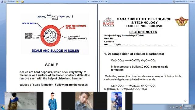Sludge & Scale :By Prof. Archana Saxena |#SIRTE BHOPAL