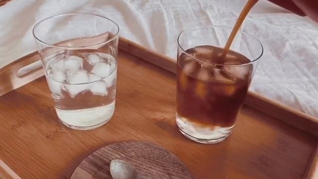 Уйде кофе жасау. Ice Americano.