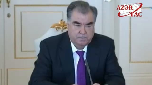 Встреча президентов Азербайджана и Таджикистана в расширенном составе