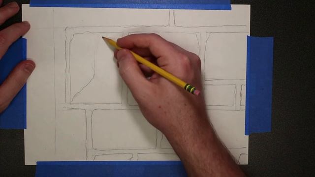 Brick Wall Texture With Pen Part 1