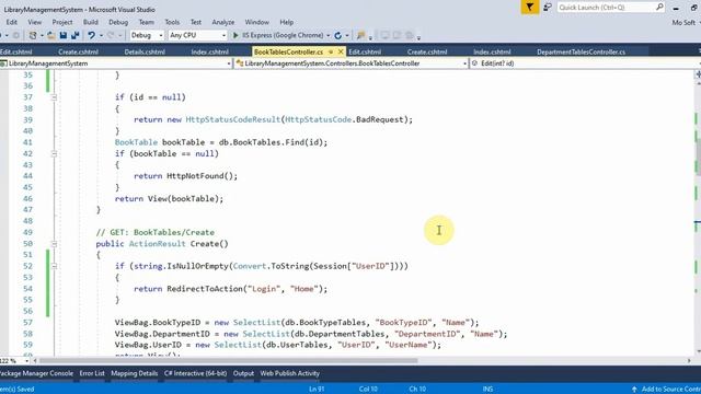 Library Management System Part 11 Book Registration Form in  ASP.NET MVC C# C Sharp