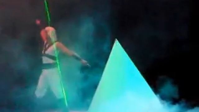 PYRA - LASER PYRAMID SHOW; short cut version (© www.CubeAct.com)