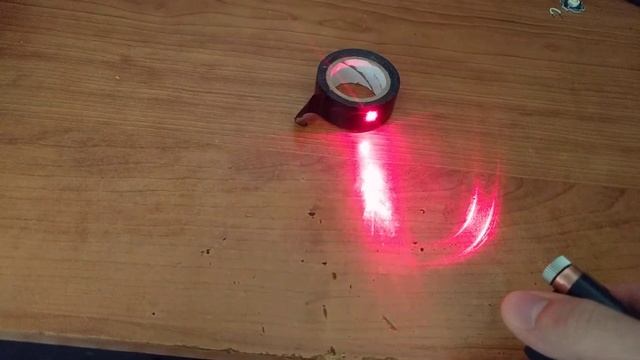 Burning DVD laser