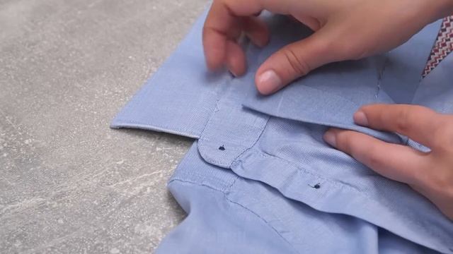 How to fix the worn shirt collar in 5 minutes - a sewing trick!