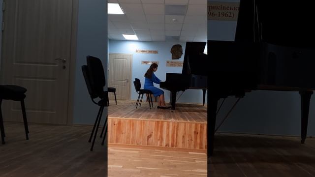 Дж.Гершвін. Прелюдія №2. У виконанні учениці 8-го класу КДШМ №2 ім. М. Вериківського Баган Наталії