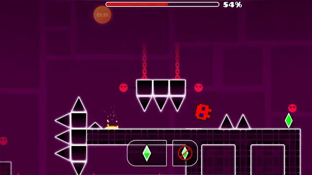 Геометри дэш лайт с чекпоинтами (practice mode)