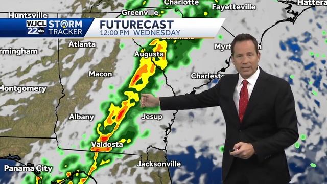 Chilly now...focus shifts to an Impact Weather Day for Wednesday