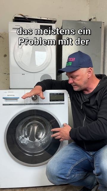 Waschmaschine Fehler E36 (kurz erklärt)