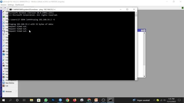 Mudah Static Routing di 2 Mikrotik