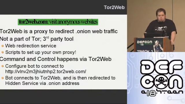 DEF CON 18 Hacking Conference Presentation By Dennis Brown  Resilient Botnet Command and Control wi