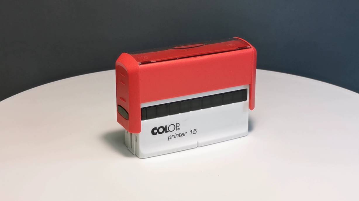 Colop Printer 15. Корпус красный.