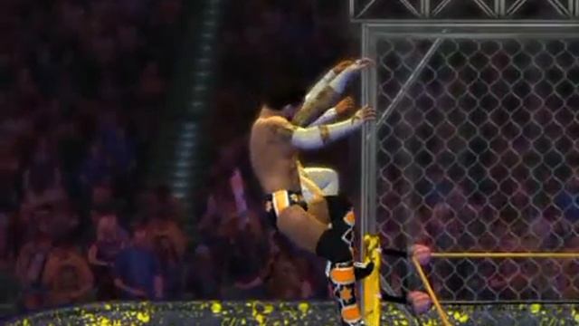WWE '12 Sin Cara vs. CM Punk in a Steel Cage!! WHO WON!?!?!?!