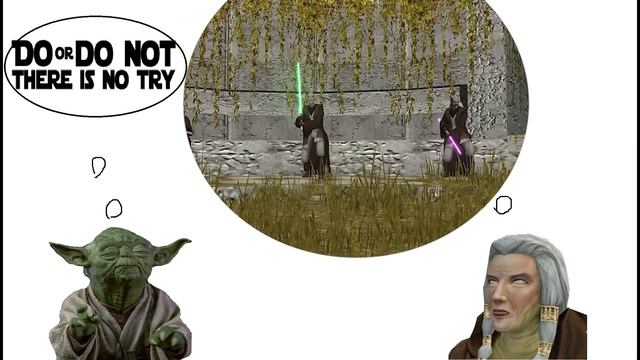 the virgin yoda vs the chad kreia