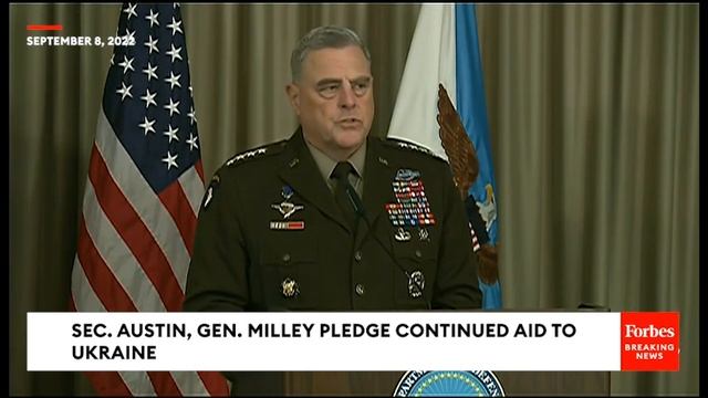Lloyd Austin, Mark Milley Pledge Continued Help To Ukraine