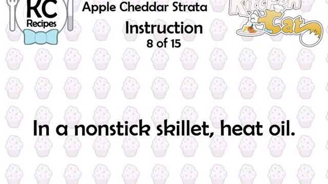 Apple Cheddar Strata - Kitchen Cat