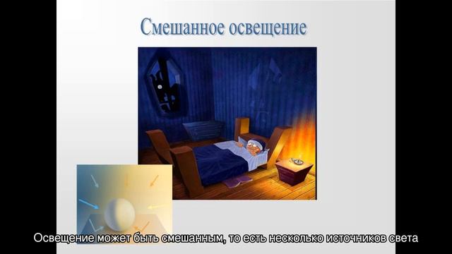 влияние света на объём