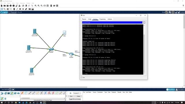 Konfigurasi Kombinasi DNS, HTTP, FTP di Cisco Packet Tracer