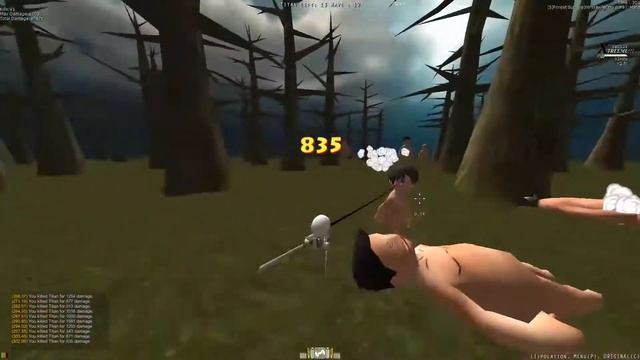 [Orignal Camera SH- AoTTG] Proton 190 kills in 10 minutes