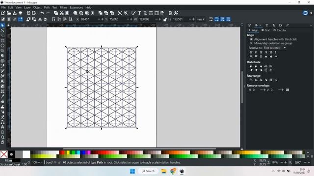 Cara Bikin Logo Dengan  Isometric Grid dan Shape Builder di Inkscape