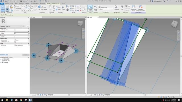 Everyday Revit (Day 528) Facade Exercise Pattern Based Family Method