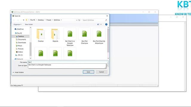 QlikView Charts Part 4- Pie Chart , Line Chart  and Bar Chart