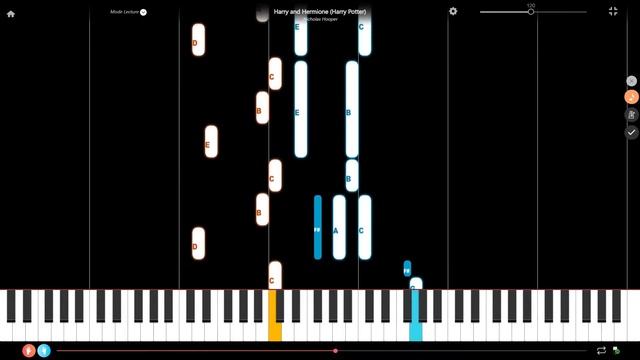 Hermione & Harry from Harry Potter 7 Piano Tutorial