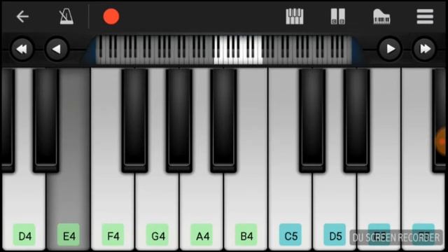 Om santi om movie them song with perfect piano by A.K technical awesome