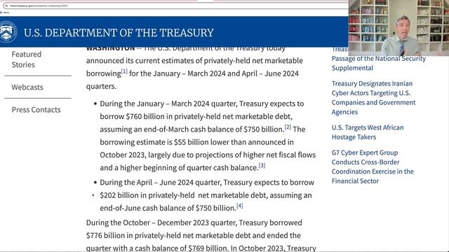 Two Treasury Announcements This Week -- Don't Be Fooled!