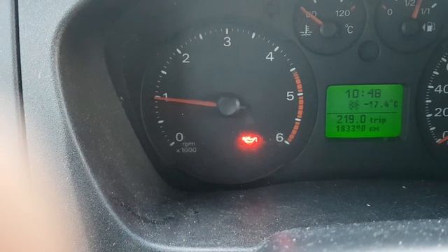 Странное поведение авто после запуска в -18