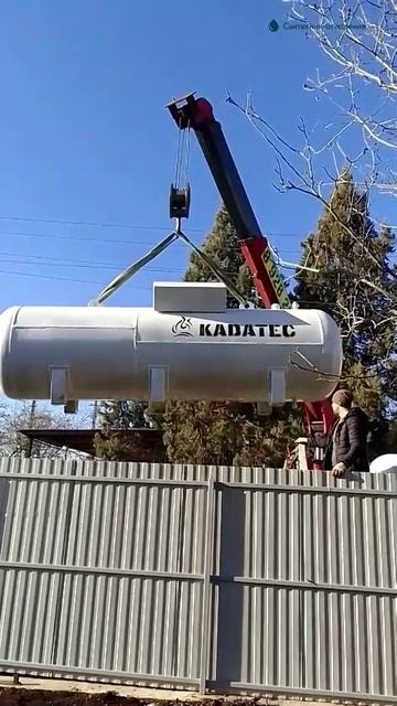 монтаж газгольдера